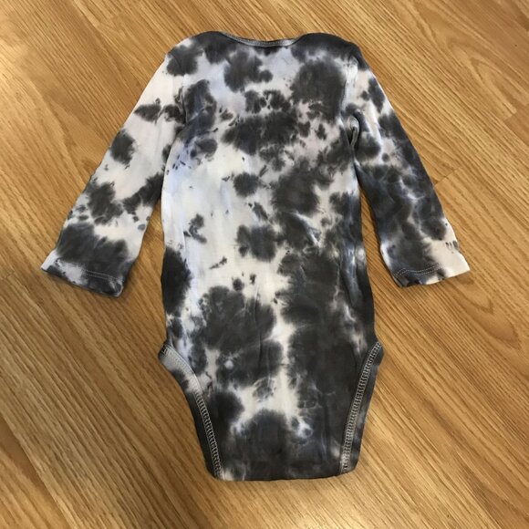 3-Pack Baby Onesies Bundle Long Sleeve Halloween, Fox Print & Tie-Dye 6-9M - Picture 12 of 12